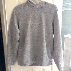 Lululemon At Ease Melange Waffle-Knit Cotton-Blend Hoodie-Mens